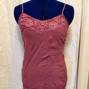 Maurice’s Dusty Rose Lace Camisole